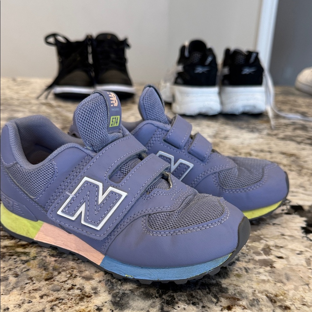 New Balance Kids Sneakers in Purple and Blue